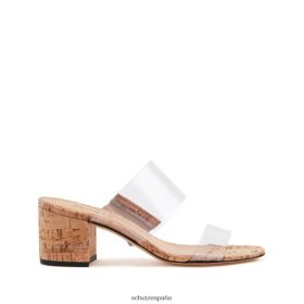 Schutz España P46XRJ106 corcho natural | Schutz sandalia victorie de corcho y vinilo