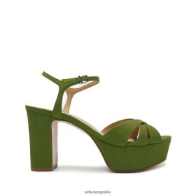 Schutz España P46XRJ130 verde militar | Schutz sandalia keefa de nobuk