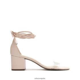 Schutz España P46XRJ145 rosa beige | Schutz Sandalia jessie de media caña en piel de napa y vinilo