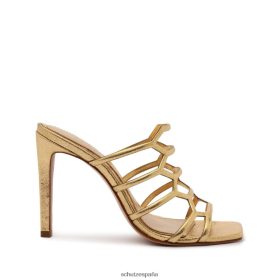 Schutz España P46XRJ265 oro | Schutz sandalia julianna Weekend de piel metalizada