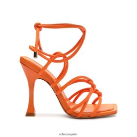 Schutz España P46XRJ337 mandarina brillante | Schutz sandalia toller de piel