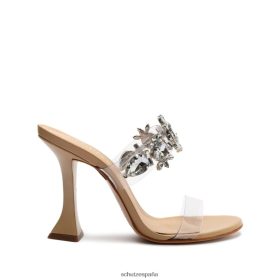 Schutz España P46XRJ397 madera clara | Schutz sandalia laureen de vinilo y cristal