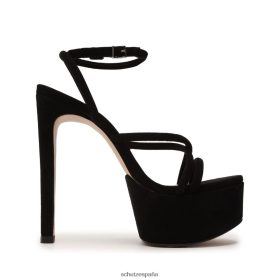 Schutz España P46XRJ400 negro | Schutz sandalia zilla de gamuza