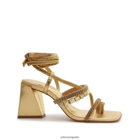 Schutz España P46XRJ40 oro | Schutz sandalia musa de media napa