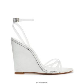 Schutz España P46XRJ457 plata | Schutz sandalia amelia de piel