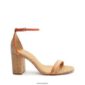 Schutz España P46XRJ49 naranja llama | Schutz sandalia casual de cuero cadey lee block