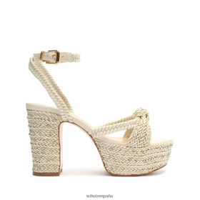 Schutz España P46XRJ4 perla | Schutz Sandalia kareena de piel napa con plataforma