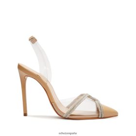 Schutz España P46XRJ712 beis claro | Schutz salón julie de vinilo y napa