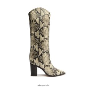Schutz España P46XRJ724 serpiente natural | Schutz bota bloque maryana