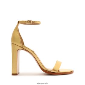 Schutz España Zapatos P46XRJ119 oro | Schutz sandalia suzy lee de piel metalizada