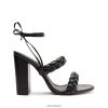 Schutz España Zapatos P46XRJ125 negro | Schutz sandalia zarda de bloque alto