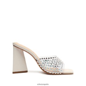 Schutz España Zapatos P46XRJ152 perla | Schutz sandalia de vinilo con cristales lizah