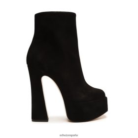 Schutz España Zapatos P46XRJ182 negro | Schutz botín dolores con plataforma de nobuk