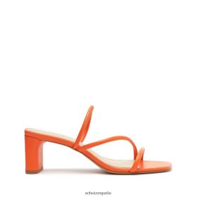 Schutz España Zapatos P46XRJ203 naranja llama | Schutz sandalia chessie de napa media