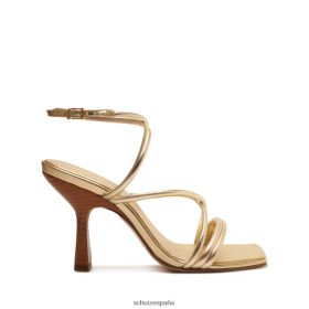 Schutz España Zapatos P46XRJ218 oro | Schutz sandalia phoeby de piel metalizada