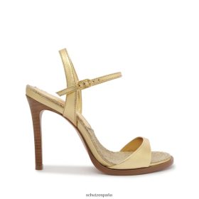 Schutz España Zapatos P46XRJ269 oro | Schutz sandalia marbella piel metalizada