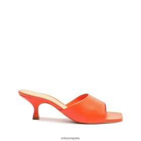 Schutz España Zapatos P46XRJ272 naranja llama | Schutz sandalia dethalia de piel de napa
