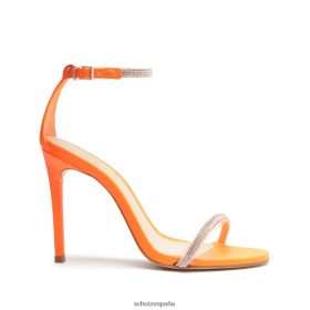 Schutz España Zapatos P46XRJ296 naranja | Schutz sandalia fabienne de piel elástica y vinilo