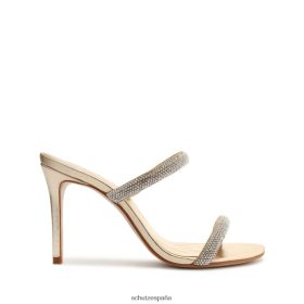 Schutz España Zapatos P46XRJ365 platino | Schutz sandalia taliah con cristales y strass