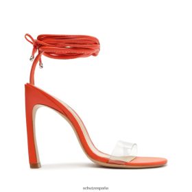 Schutz España Zapatos P46XRJ383 naranja | Schutz Sandalia jessie de vinilo y napa
