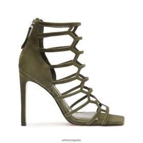 Schutz España Zapatos P46XRJ416 verde militar | Schutz sandalia julianna de ante
