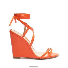 Schutz España Zapatos P46XRJ473 naranja llama | Schutz Sandalia casual deonne de piel napa