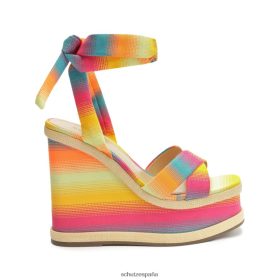 Schutz España Zapatos P46XRJ479 arcoíris | Schutz sandalia vitoria piel ondulada