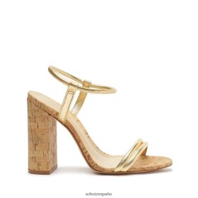 Schutz España Zapatos P46XRJ53 oro | Schutz sandalia gimenez estirada