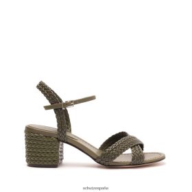 Schutz España Zapatos P46XRJ56 verde militar | Schutz sandalia karima block atanado de piel
