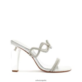 Schutz España Zapatos P46XRJ5 plata | Schutz sandalia arabella glam de vinilo