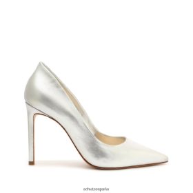Schutz España Zapatos P46XRJ704 plata | Schutz zapatos de salón lou de piel metalizada