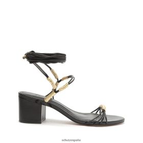 Schutz España Zapatos P46XRJ71 negro | Schutz sandalia amunet de charol de bloque medio