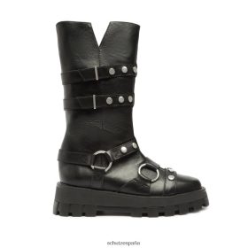 Schutz España Zapatos P46XRJ743 negro | Schutz bota de cuero iggy