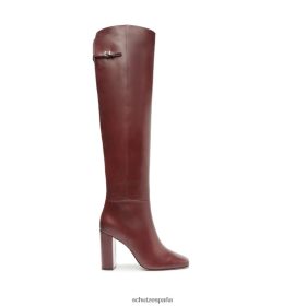 Schutz España Zapatos P46XRJ773 vino rubí | Schutz bota de cuero austina