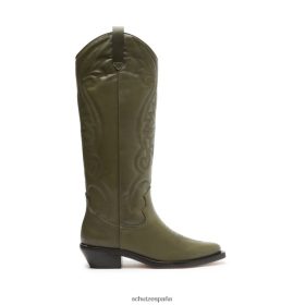Schutz España Zapatos P46XRJ779 verde militar | Schutz bota de cuero zachy up
