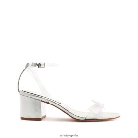 Schutz Zapatos P46XRJ123 plata | Schutz sandalia elyda de bloque medio