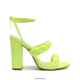 Schutz Zapatos P46XRJ126 verde fresco | Schutz sandalia zarda de bloque alto