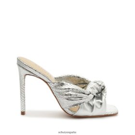 Schutz Zapatos P46XRJ240 plata | Schutz sandalia mindy de napa metalizada