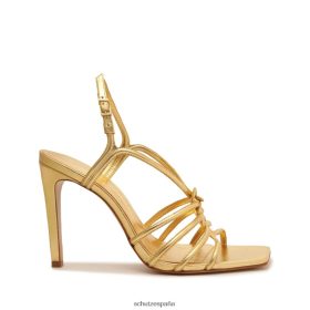 Schutz Zapatos P46XRJ252 oro | Schutz sandalia octavia de piel metalizada