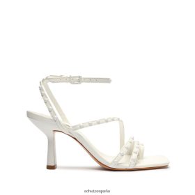 Schutz Zapatos P46XRJ333 blanco | Schutz sandalia anne de piel de napa media