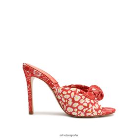 Schutz Zapatos P46XRJ363 coral | Schutz sandalia lenie de tela