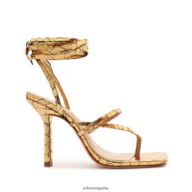 Schutz Zapatos P46XRJ381 oro | Schutz sandalia lily de piel metalizada