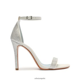 Schutz Zapatos P46XRJ387 blanco | Schutz sandalia cadey-lee con cristales
