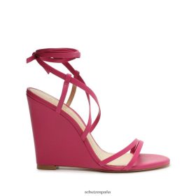 Schutz Zapatos P46XRJ474 rosa fuerte | Schutz Sandalia casual deonne de piel napa