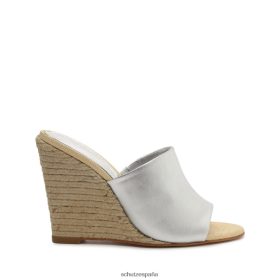 Schutz Zapatos P46XRJ486 plata | Schutz sandalia lucy Weekend piel metalizada