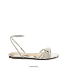 Schutz Zapatos P46XRJ528 plata | Schutz Sandalia casual joya piel napa metalizada
