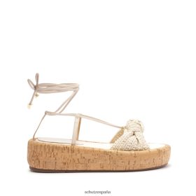 Schutz Zapatos P46XRJ546 perla | Schutz sandalia collie atanado de piel