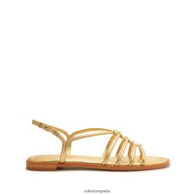 Schutz Zapatos P46XRJ555 oro | Schutz sandalia octavia de piel metalizada