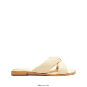 Schutz Zapatos P46XRJ588 cáscara de huevo | Schutz Sandalia casual Fairy de paja y napa